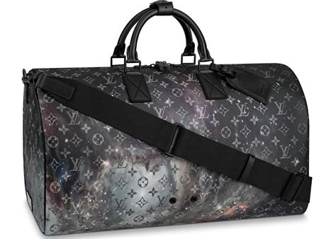 louis vuitton keepall bandouliere monogram galaxy a50 black multicolor